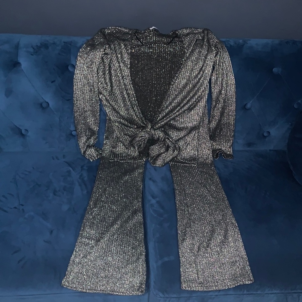 Zara shimmery stretch set. Size small worn once